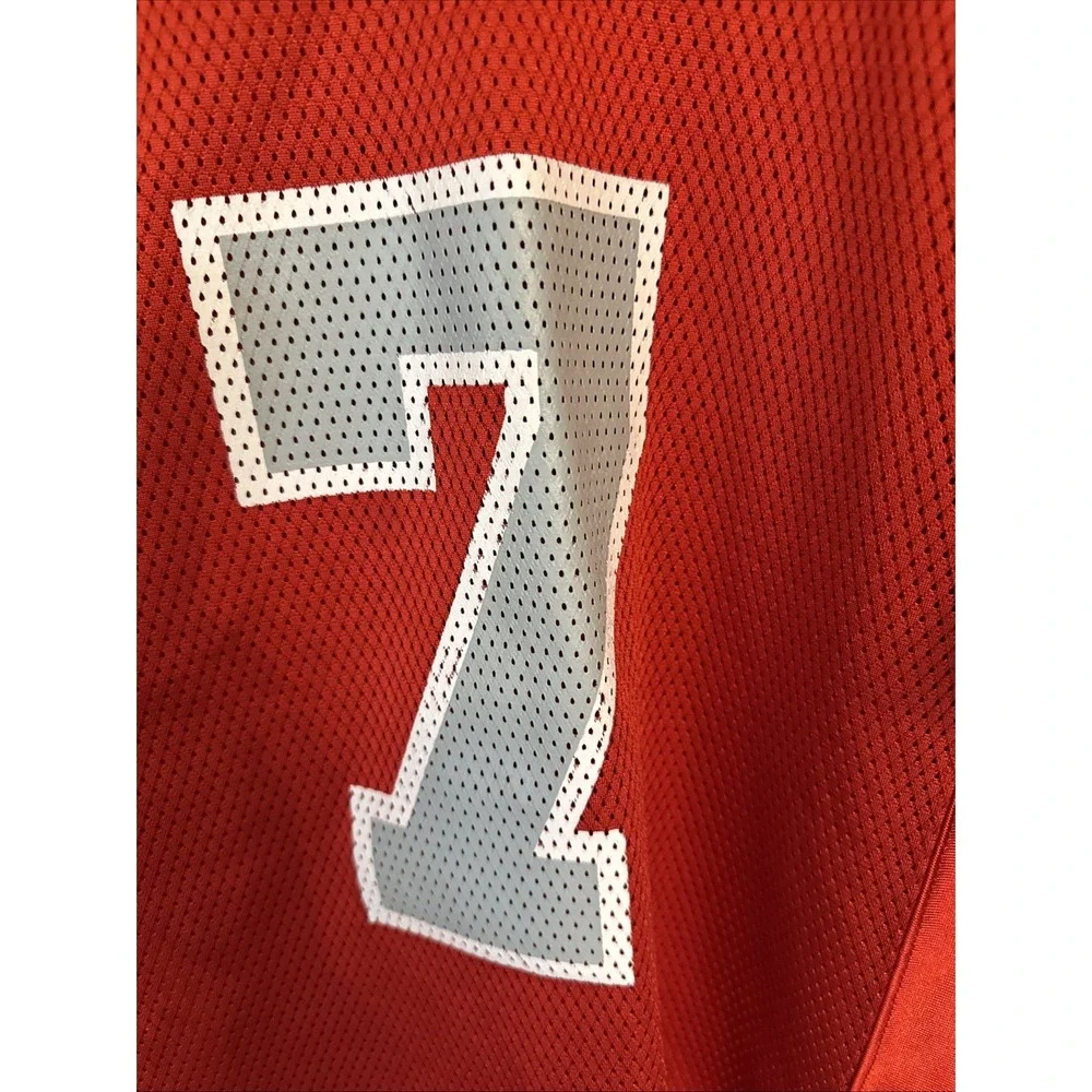 Starter VTG Ohio State Buckeyes Football #7 Jersey Mens S Uniform Shirt Red Mesh